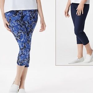 Woman with control Renee’s reversible crop pants